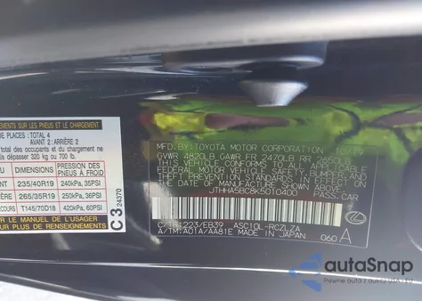 2019 Lexus Rc 300 F Sport z USA, uszkodzony, nr VIN JTHHA5BC8K5010400